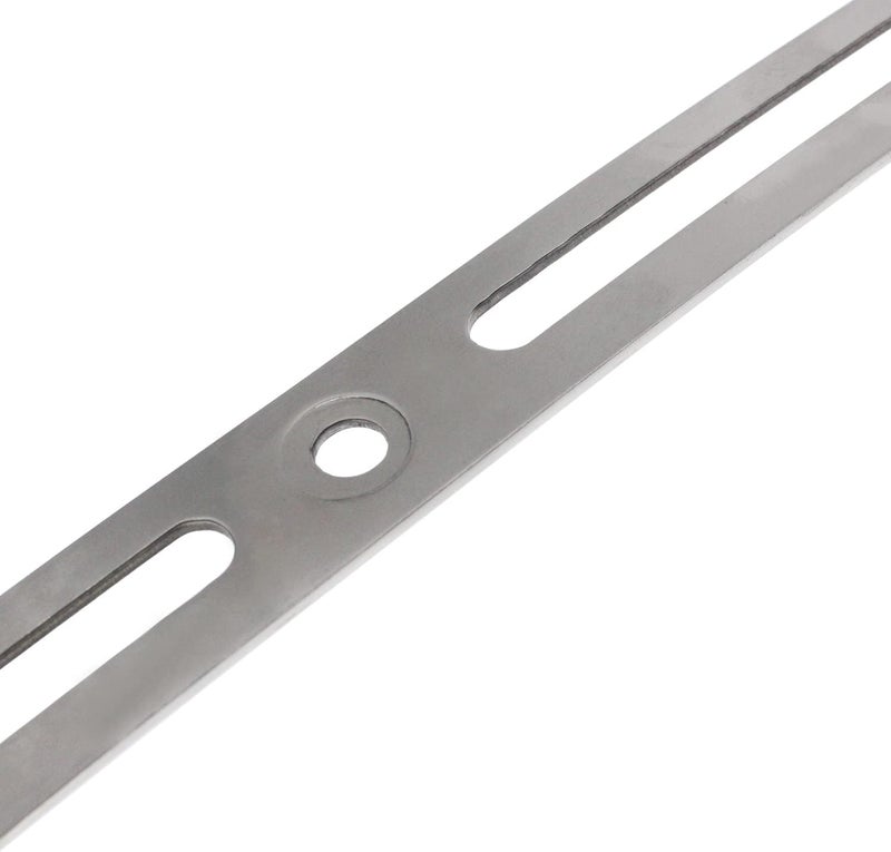 amavoler Windshield Trim Polished Stainless Slotted Compatible for Harley Touring Electra Street Glide Ultra Limited Tri Glide 1996-2013 - Image 3